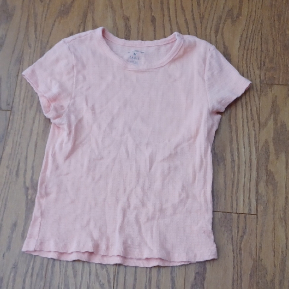 AE Waffle Baby Tee Sz XL